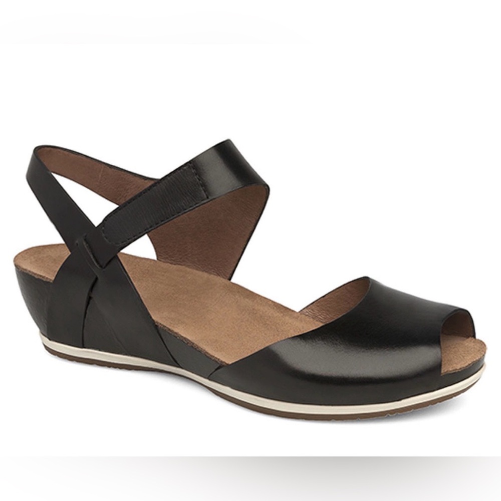 Dansko Vera Sandal - Burnished Black - 38